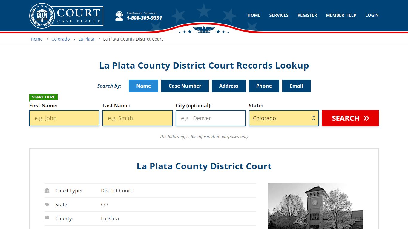 La Plata County District Court Records Lookup - CourtCaseFinder.com